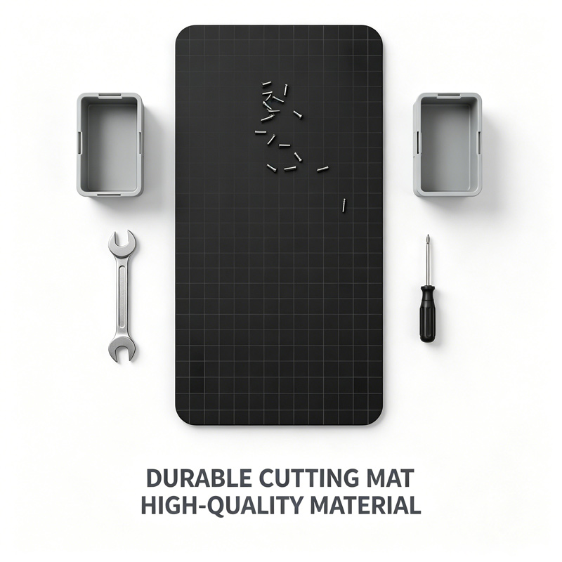 Electronics Repair Mat - Magnetische siliconen werkmat, hittebestendig, magnetische schroevenorganizer