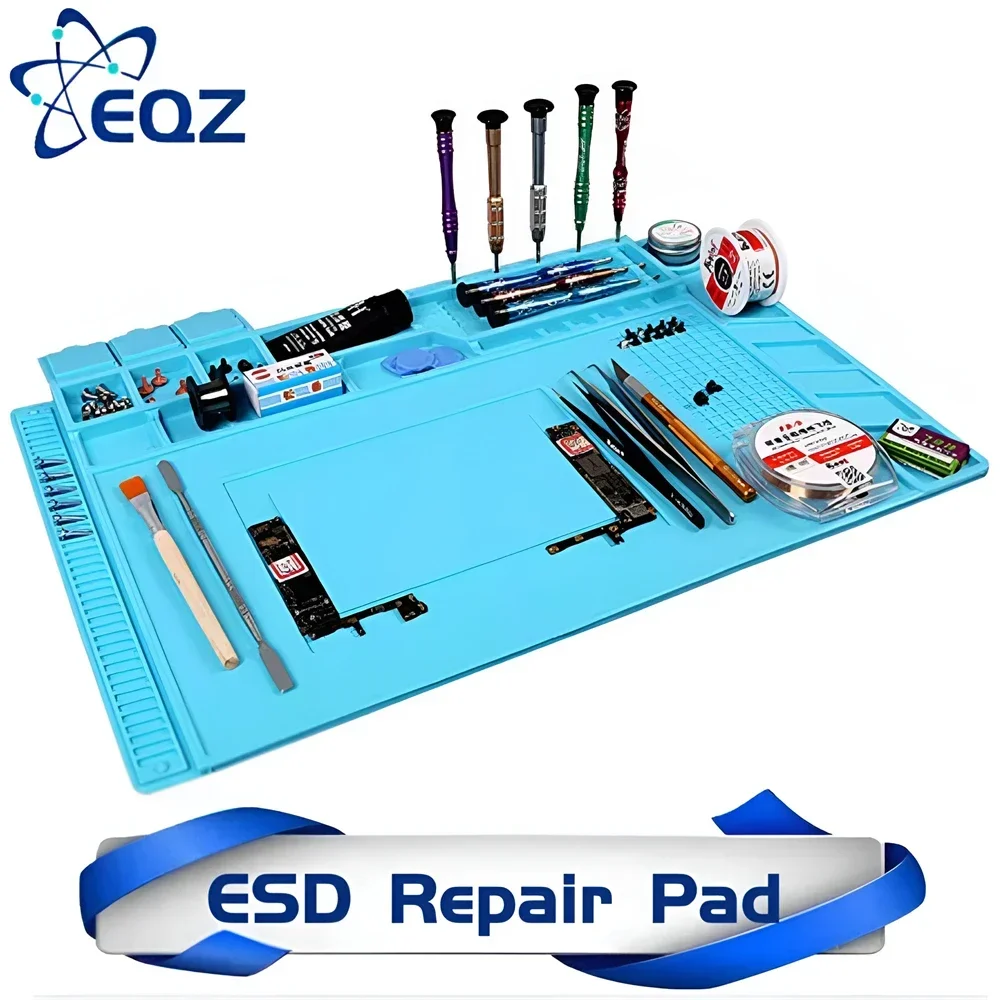 Electronics Repair Mat - Magnetische mat Siliconen reparatiemat Printplaat Soldeerkussen