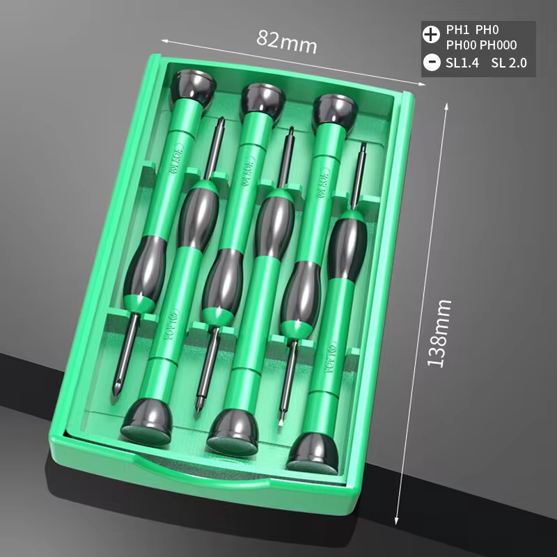 Electronics Repair Tool Kit - LAOA 6-in-1 precisieschroevendraaierset met platte, Phillips-