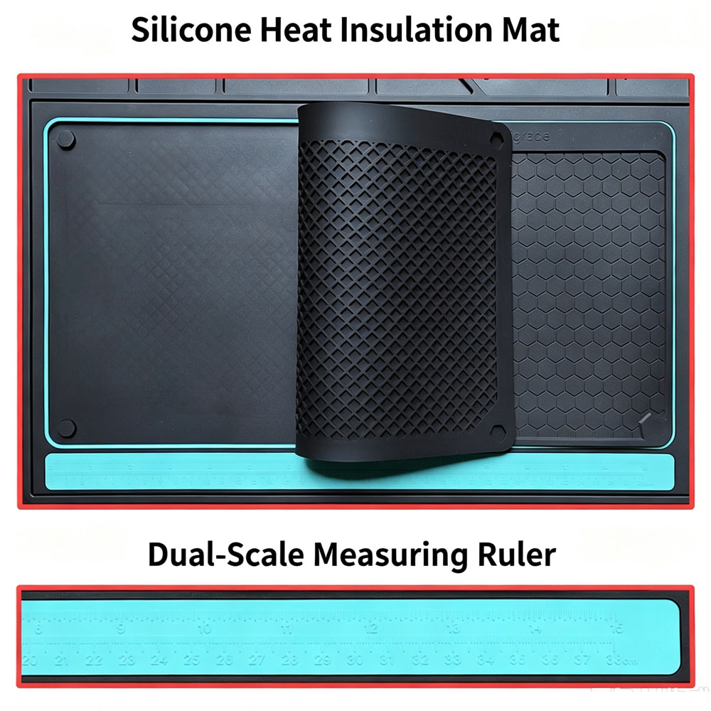 Multifunctionele siliconen rep - Electronics Repair Mat recensie en prijs