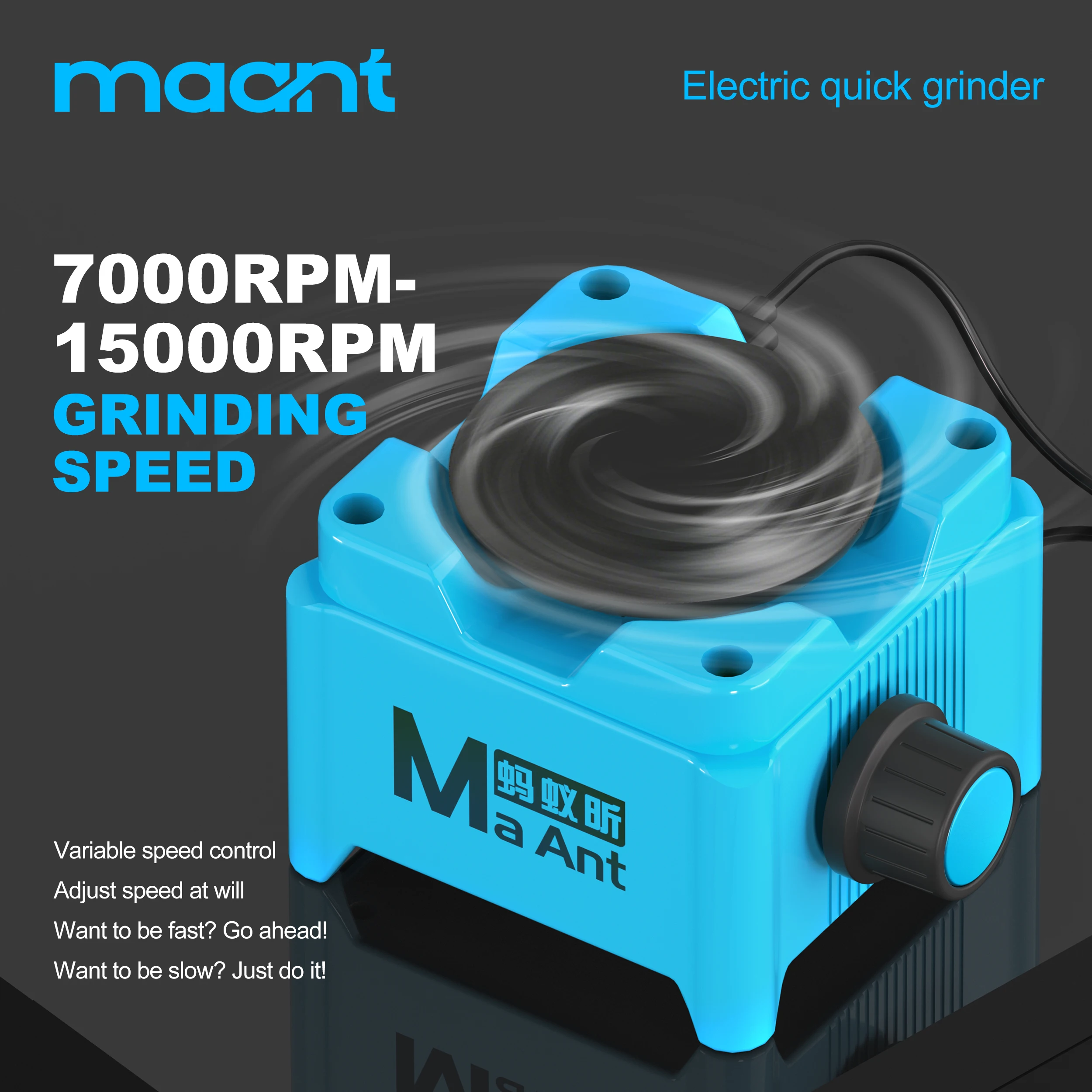 MaAnt KM1 elektrische slijpmac - Electronics Repairs recensie en prijs