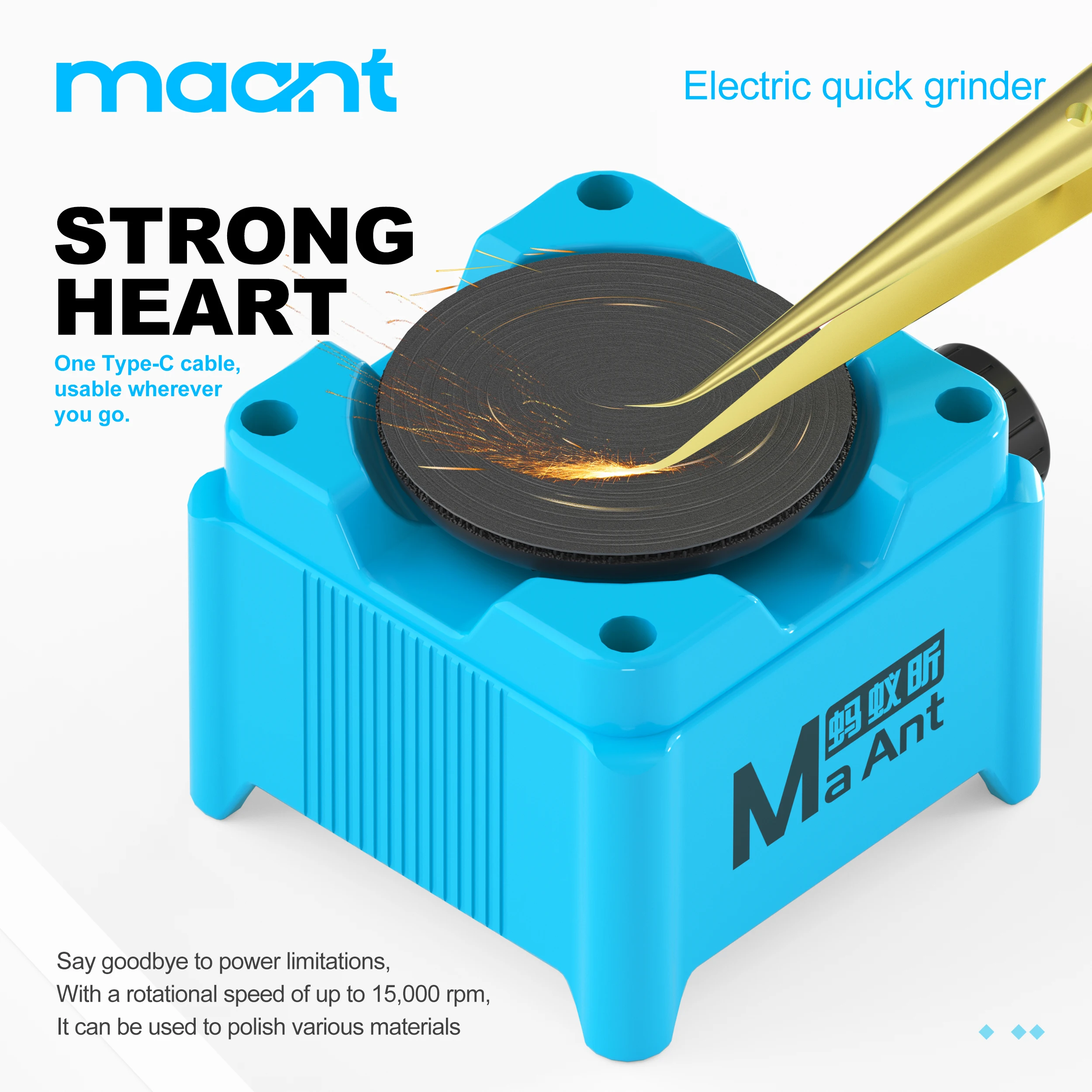 MaAnt KM1 elektrische slijpmac - Electronics Repairs recensie en prijs