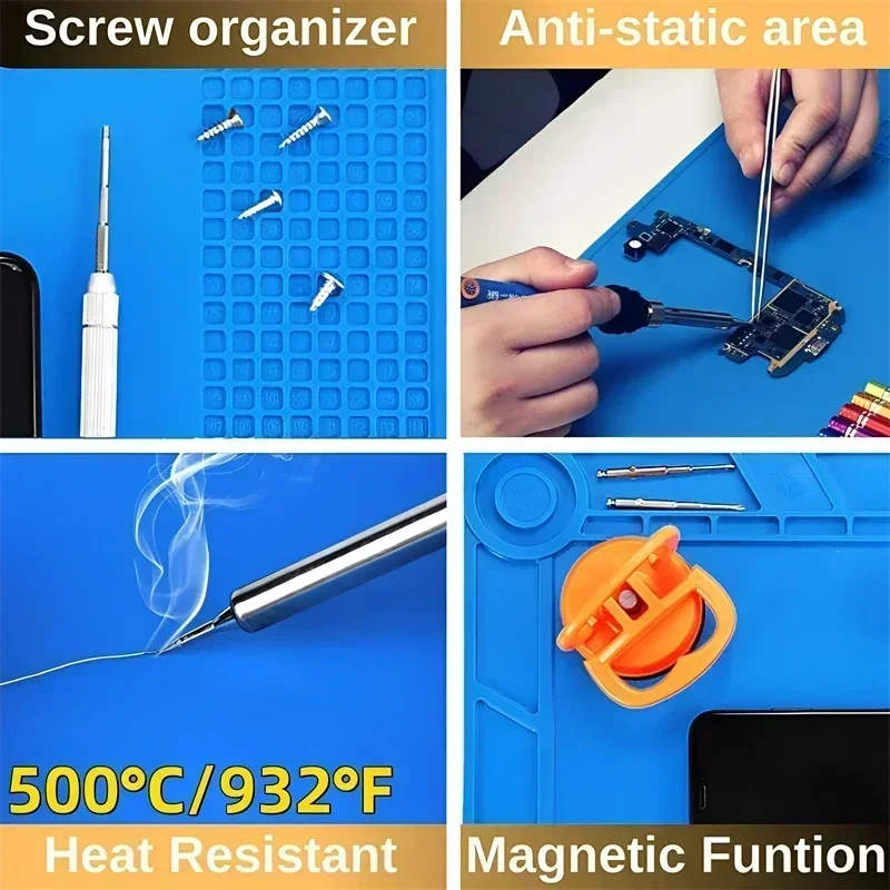 Magnetische mat Siliconen repa - Electronics Repair Mat recensie en prijs