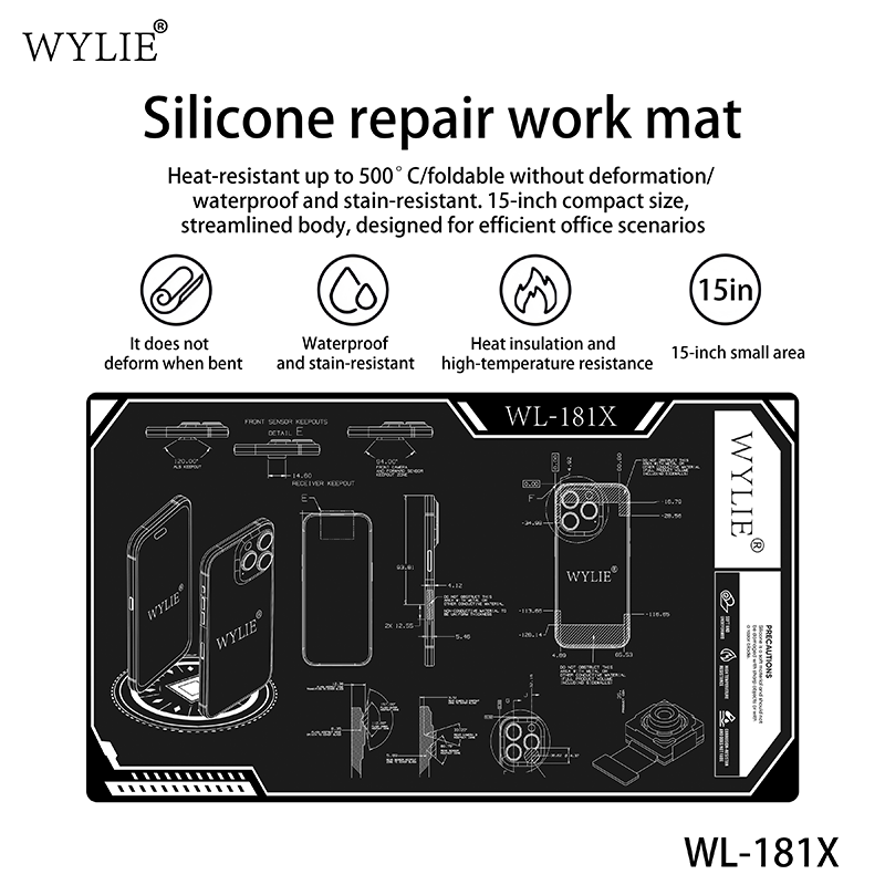 WYLIE WL-181X Hittebestendige  - Electronics Repair Mat recensie en prijs