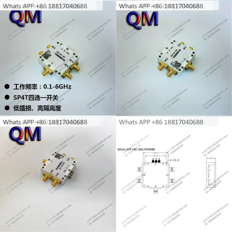 1PC voor QM-SW-4ST 0,1-6 GHz S - Qm Electronics & Repair Services Photos recensie en prijs