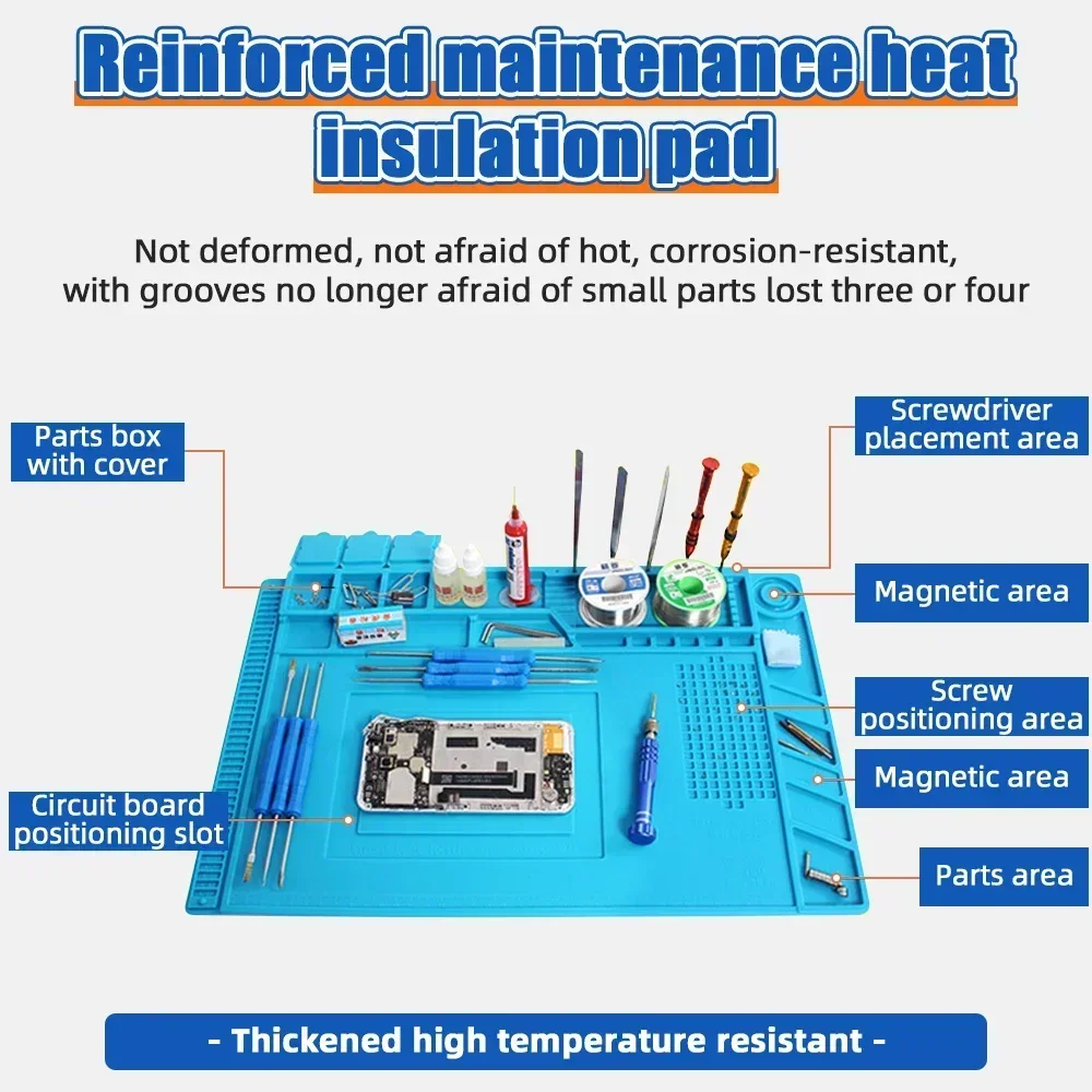 Warmte-isolatie Magnetische si - Electronics Repair Mat recensie en prijs