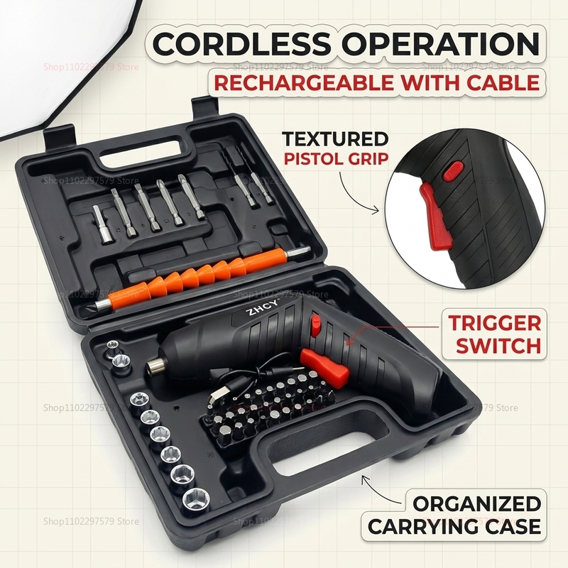 Oplaadbare, draadloze elektris - Electronics Repair Tool Kit recensie en prijs